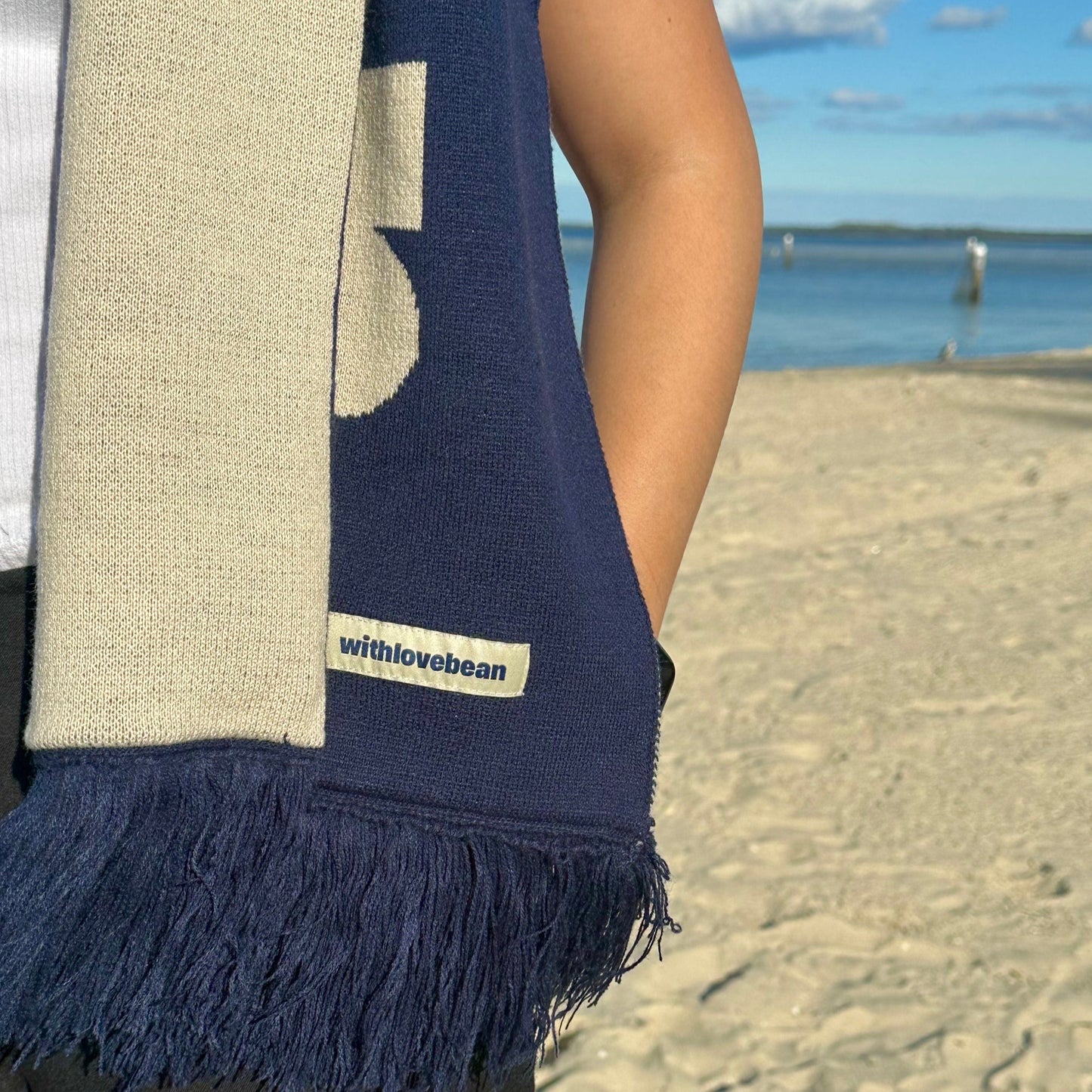 The Navy Reversible Scarf